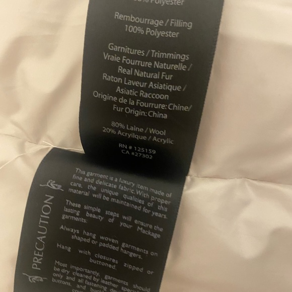 Mackage classic down puffer - Picture 9 of 10